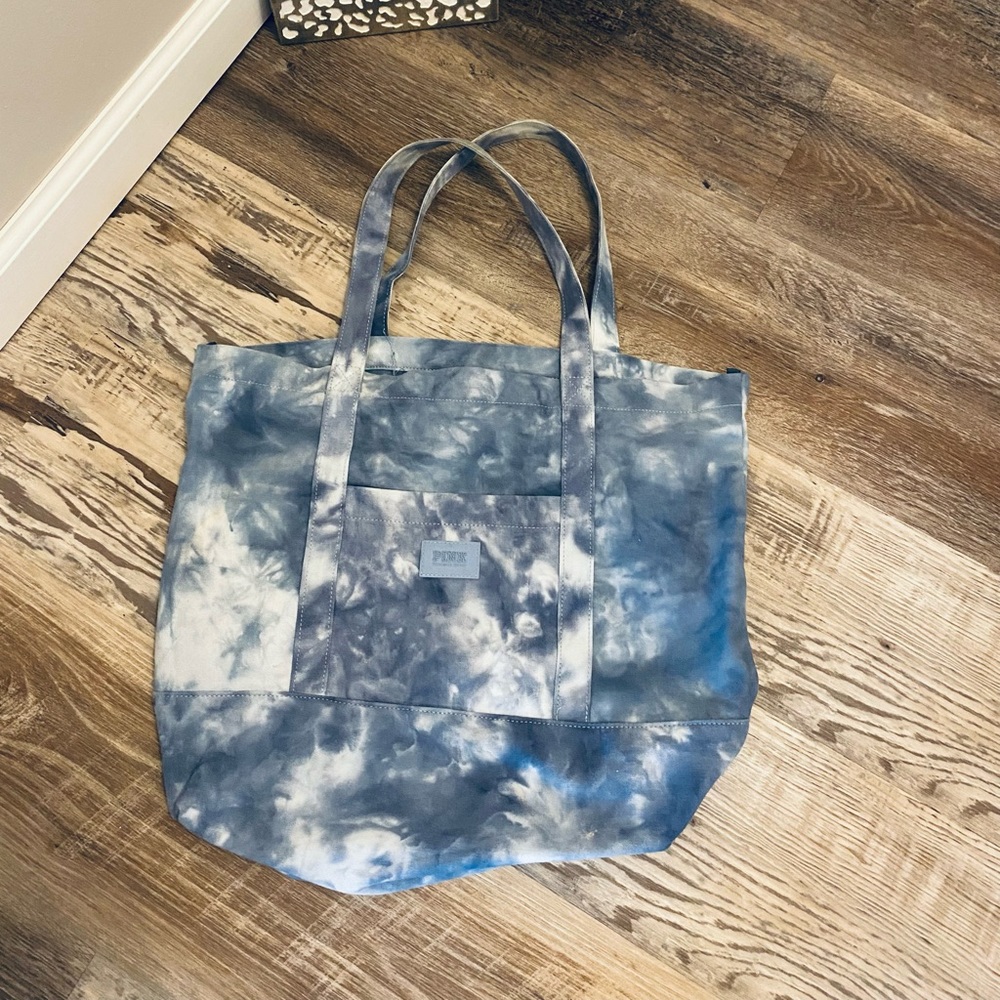 PINK canvas tote bag